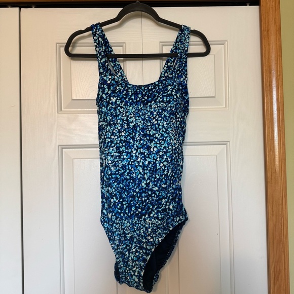 lands end tugless x back one piece swimsuit NWT - Picture 2 of 10